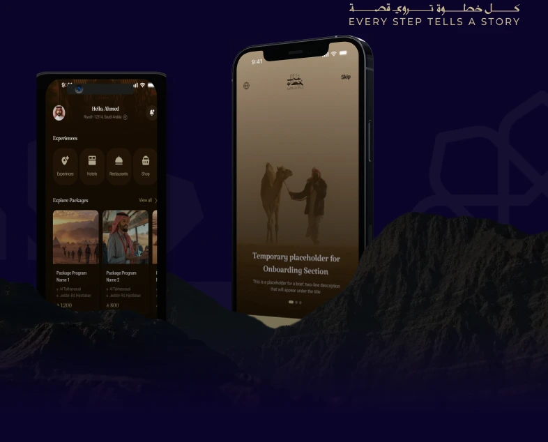 Every step tells a story