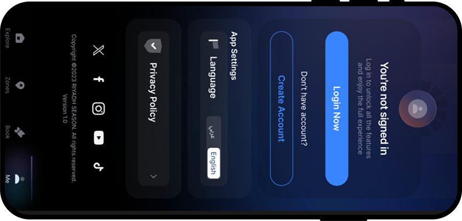 Riyadh Season mobile mockup 4