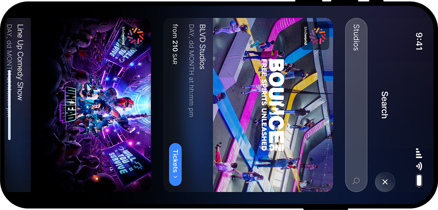 Riyadh Season mobile mockup 6